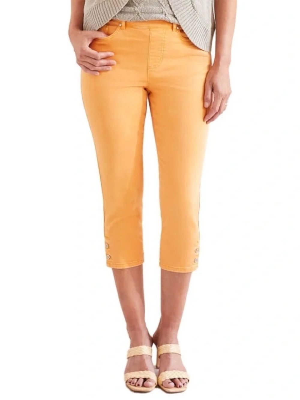 Tribal Fia Pull on Capri - Mango Sz 18 NWT